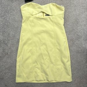 Zara yellow mini dress